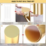 3 Gouden Cilinder Sokkels Set - 26% Korting