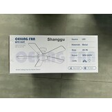 Flush Mount Plafondventilator met Licht (116cm) - Zwart - 28% Korting