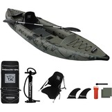 Opblaasbare Kajak Set - 30% Korting | TIGERXBANG | 386x102x27cm