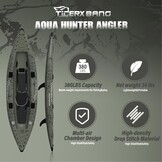 Opblaasbare Kajak Set - 30% Korting | TIGERXBANG | 386x102x27cm