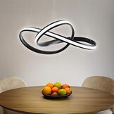 45W Zwarte LED Hanglamp Eettafel - Dimbaar & In Hoogte Verstelbaar (28% Korting!)