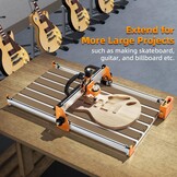 FoxAlien 4080 Uitbreidingskit Masuter Pro CNC Router - 40x80cm Werkgebied - 30% Korting!