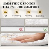 Vamcheer Vloerkleed voor de woonkamer, abstract, modern, kortpolig, antislip, voor slaapkamer, grote tapijten, superzacht, dikke spons, 200 x 300 cm