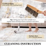 Vamcheer Vloerkleed voor de woonkamer, abstract, modern, kortpolig, antislip, voor slaapkamer, grote tapijten, superzacht, dikke spons, 200 x 300 cm