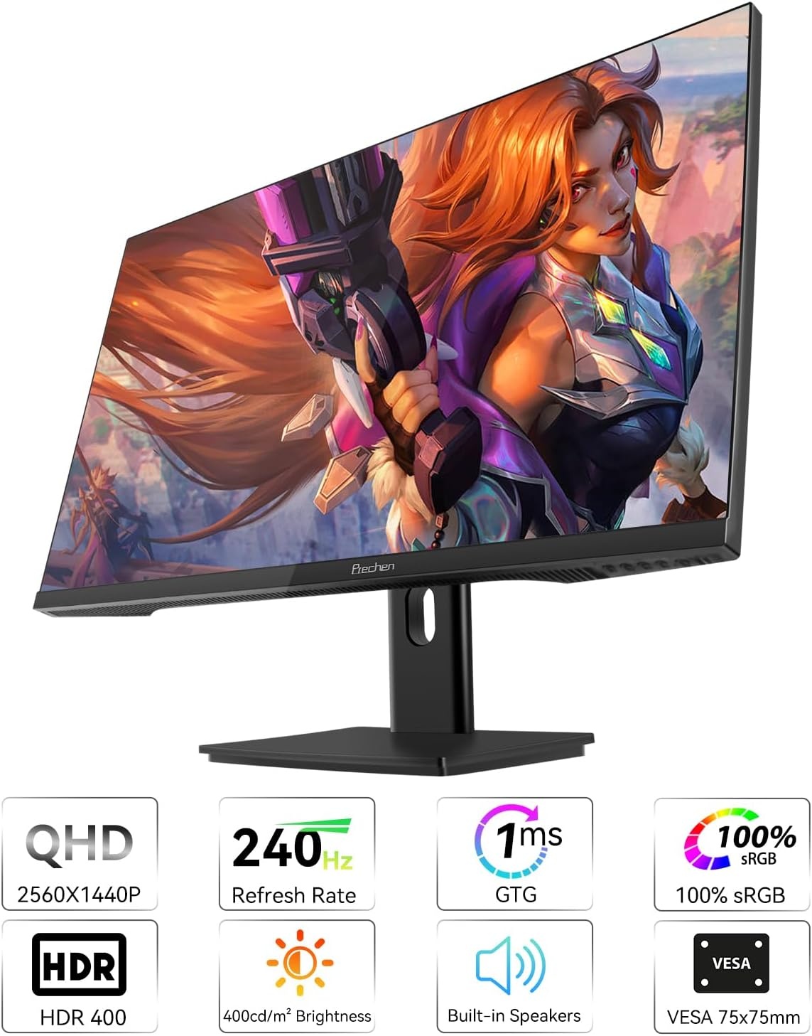 27" QHD 240Hz Gaming Monitor | 1ms | 29% Korting
