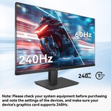 27" QHD 240Hz Gaming Monitor | 1ms | 29% Korting