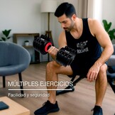 Verstelbare Dumbbell 20kg Rockpull - 29% Korting!