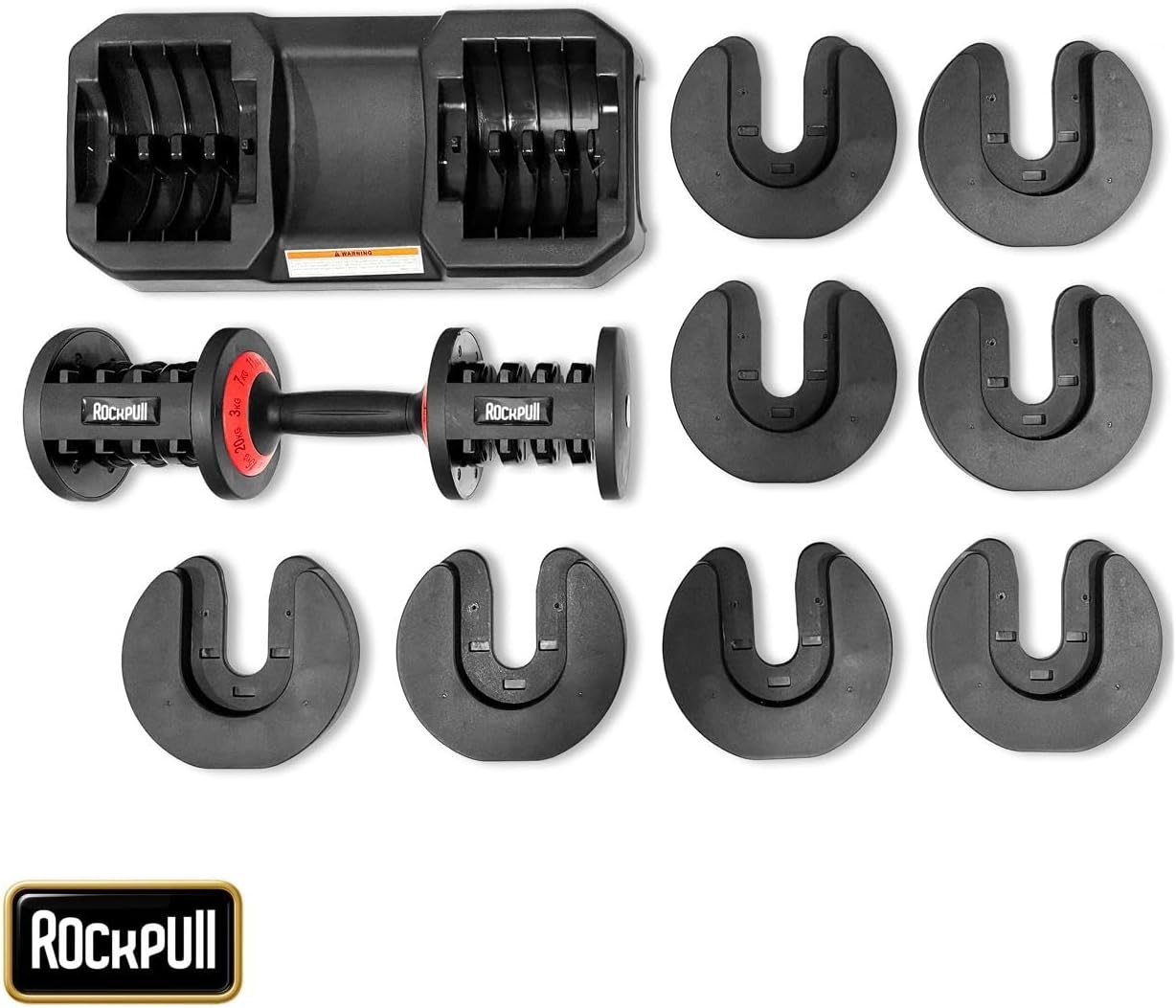 Verstelbare Dumbbell 20kg Rockpull - 29% Korting!