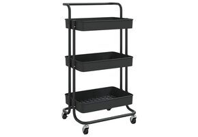 vidaXL Keukentrolley 3-laags - 48% Korting!