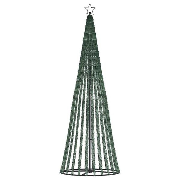 vidaXL LED-kerstboom 247 cm - 475 Kleurrijke LEDs - 75% Korting!