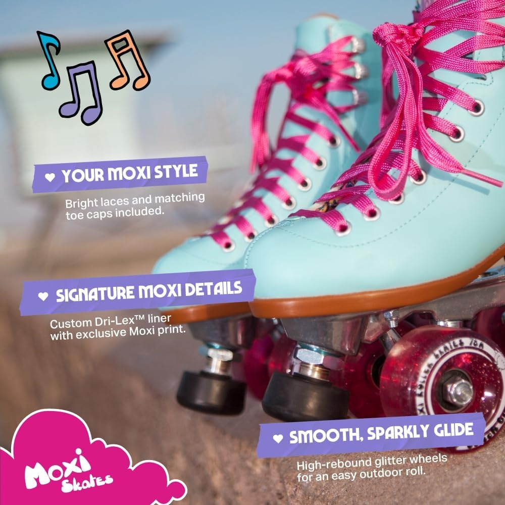 Moxi Quad Rolschaatsen - Beach Bunny - Blue Sky (UK 6/US 7) - 29% Korting!