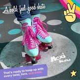 Moxi Quad Rolschaatsen - Beach Bunny - Blue Sky (UK 6/US 7) - 29% Korting!