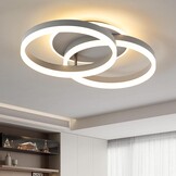 LED Plafondlamp Woonkamer 50cm - 36W Design met Afstandsbediening - 28% Korting!