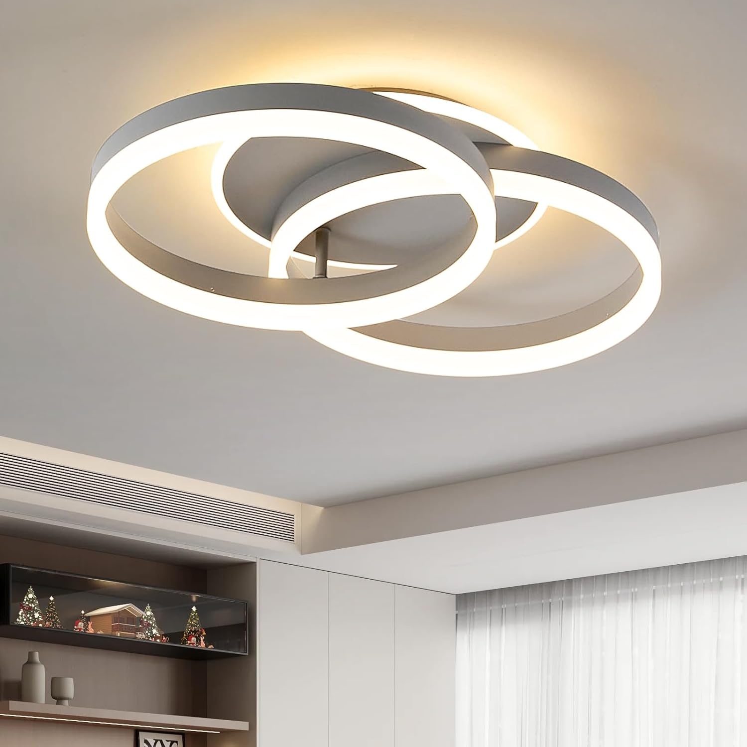 LED Plafondlamp Woonkamer 50cm - 36W Design met Afstandsbediening - 28% Korting!