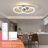 LED Plafondlamp Woonkamer 50cm - 36W Design met Afstandsbediening - 28% Korting!
