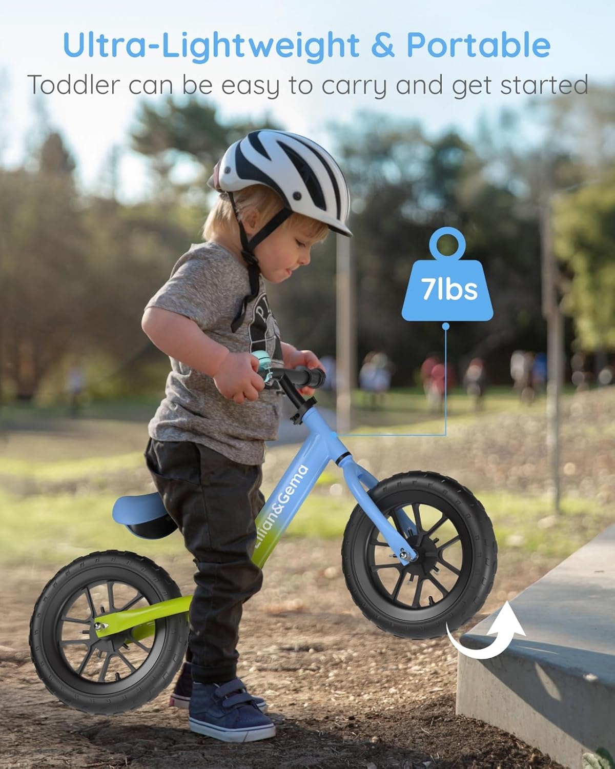 Lilian&Gema Loopfiets Kinderen (2-5 jr) - Koolstofstaal - 26% Korting!