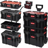 6-in-1 XL assortimentskoffer, werkplaatswagen, rolbox, mobiele werkplaatskoffer, kunststof schuifladen, gereedschapskoffer op wielen