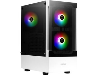 GAMDIAS ATX Argus E3 v2 RGB Tower met glasplaat (BL
