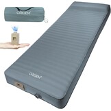 Origem Zelfopblazende slaapmat van schuim met elektrische pomp, 10 cm dik, opblaasbaar, gemakkelijk op te blazen en leeg te maken, geschikt voor camping en strand