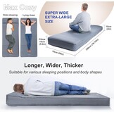 Origem Zelfopblazende slaapmat van schuim met elektrische pomp, 10 cm dik, opblaasbaar, gemakkelijk op te blazen en leeg te maken, geschikt voor camping en strand