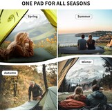 Origem Zelfopblazende slaapmat van schuim met elektrische pomp, 10 cm dik, opblaasbaar, gemakkelijk op te blazen en leeg te maken, geschikt voor camping en strand