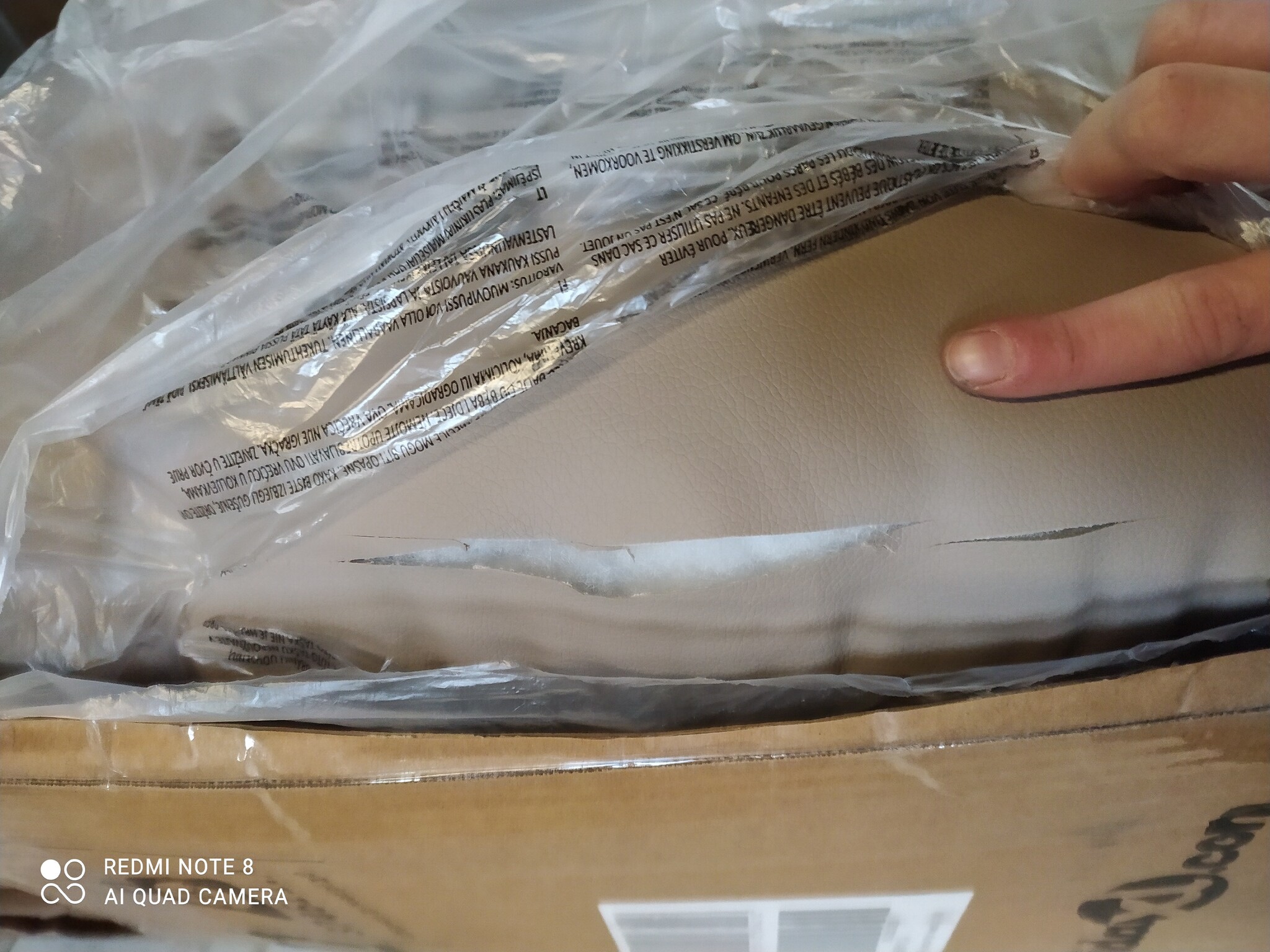 vidaXL Hoofdbordkussen 180 cm kunstleer cappuccino | 74% korting