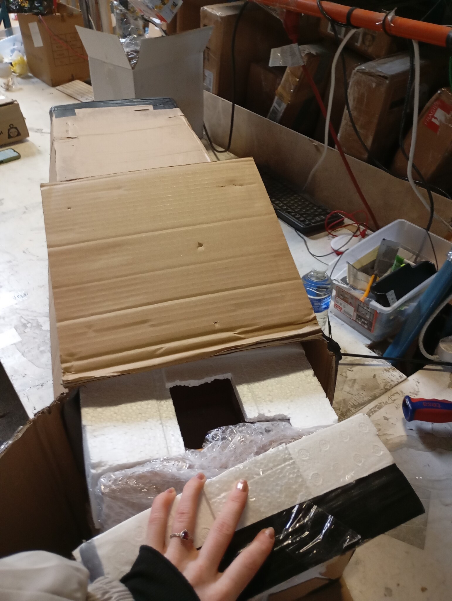 vidaXL Hoekkast Massief Eikenhout 26x26x94 cm - Nu 54% Korting!