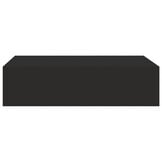 VidaXL Wandschap met lade - Zwart | 32% Korting
