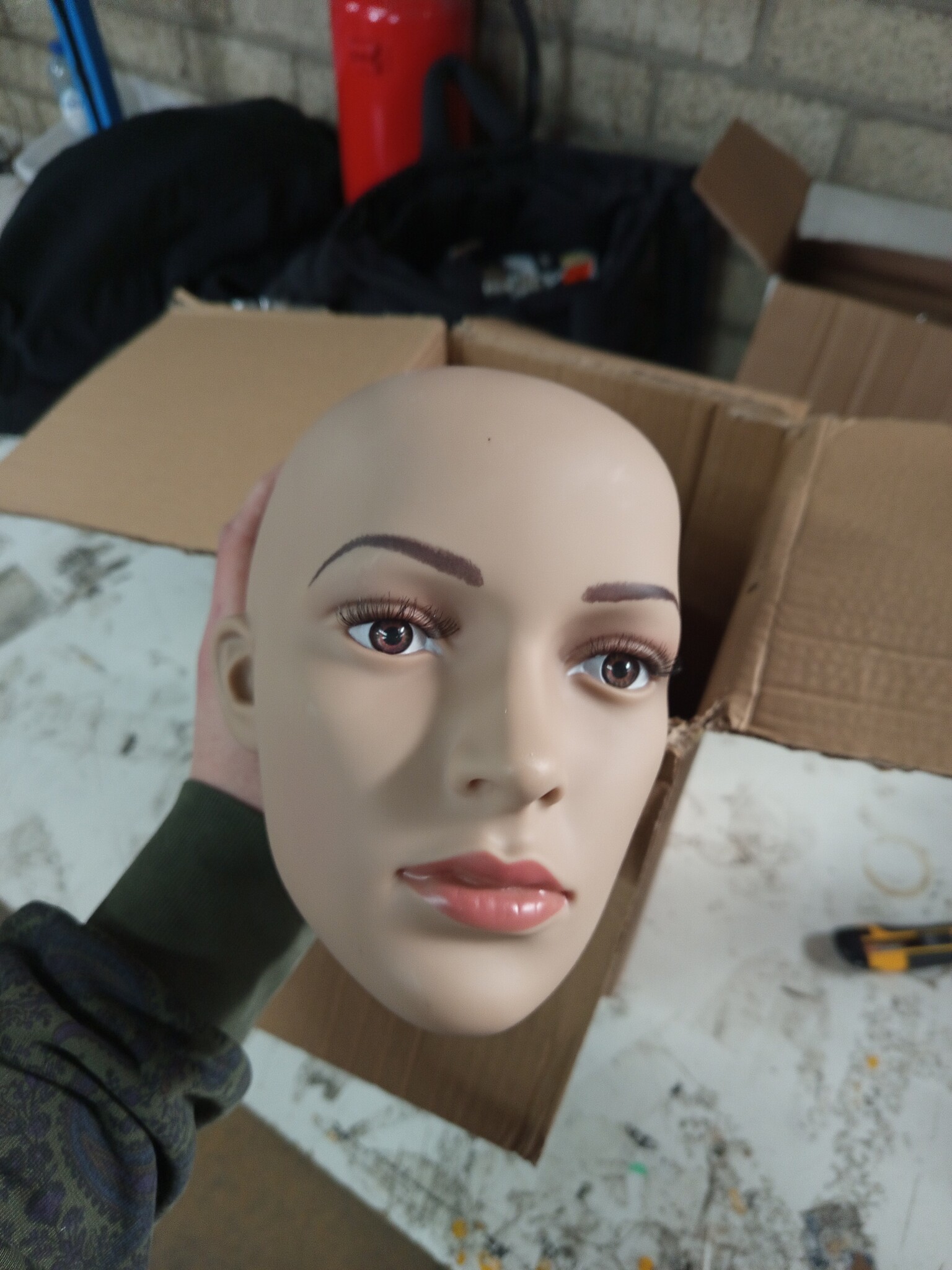 vidaXL Etalagepop Vrouw Hoofd A - 51% Korting