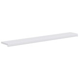 vidaXL Raamsokkel Wit 160x20x4.5cm - 30% Korting