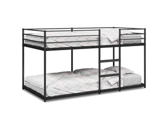 vidaXL Stapelbed Zwart Staal 90x200 cm - 54% Korting!