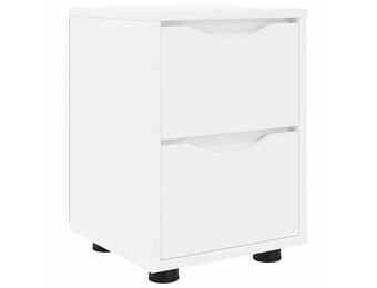 vidaXL Nachtkastje Wit (56% korting) - Retourproduct