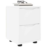 vidaXL Nachtkastje Wit (56% korting) - Retourproduct