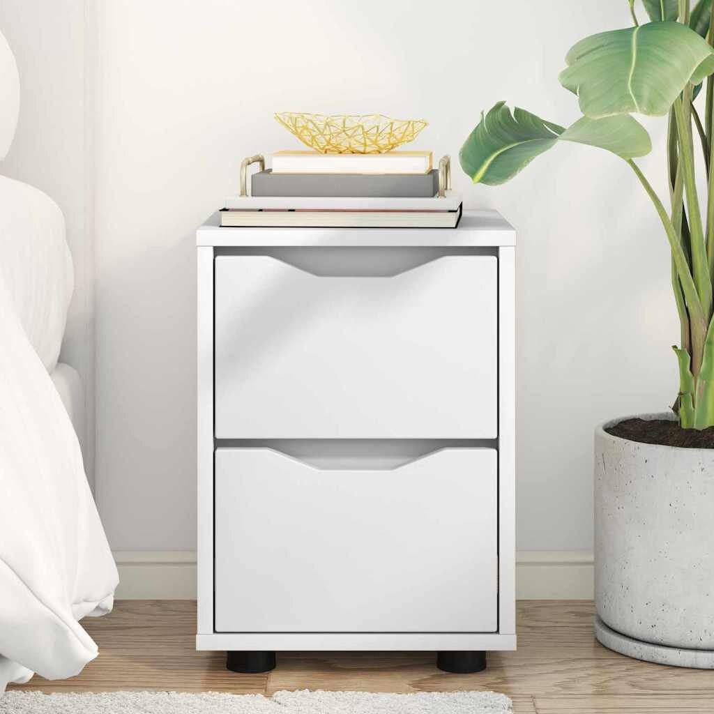 vidaXL Nachtkastje Wit (56% korting) - Retourproduct