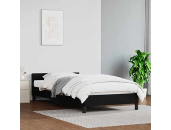 vidaXL Bedframe 100x200cm Zwart - 58% Korting!