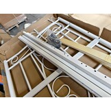 Bedframe 90x200 cm Wit Metaal (Incl. Lattenbodem) - 54% Korting!