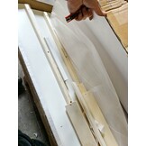 Peuterbed 80x160cm met uitschuifbed & matras - Wit/Grijs (59% korting!)