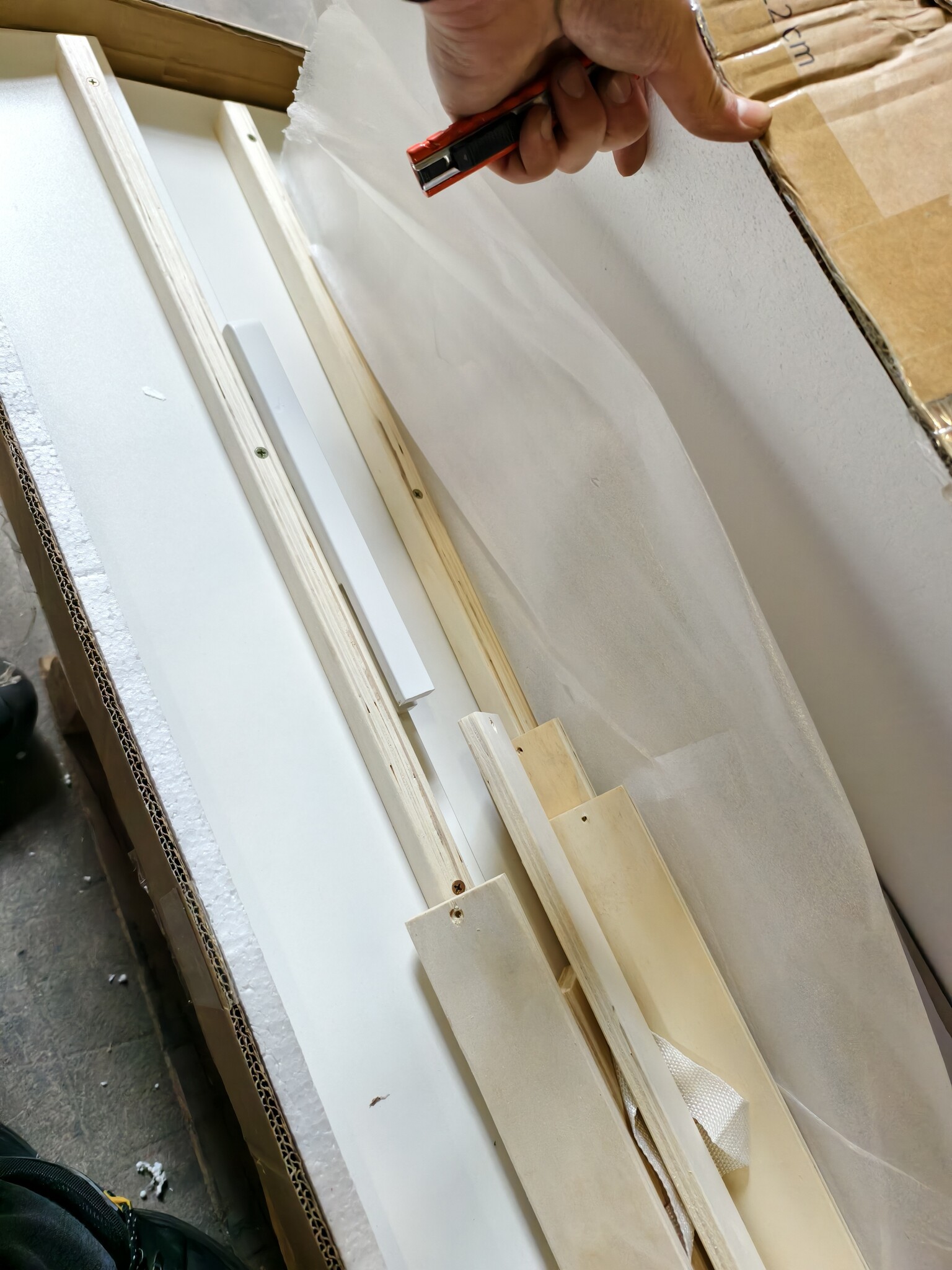 Peuterbed 80x160cm met uitschuifbed & matras - Wit/Grijs (59% korting!)