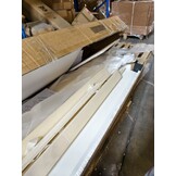 Peuterbed 80x160cm met uitschuifbed & matras - Wit/Grijs (59% korting!)