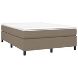 VidaXL Bedframe Taupe 140x200 cm - 54% Korting