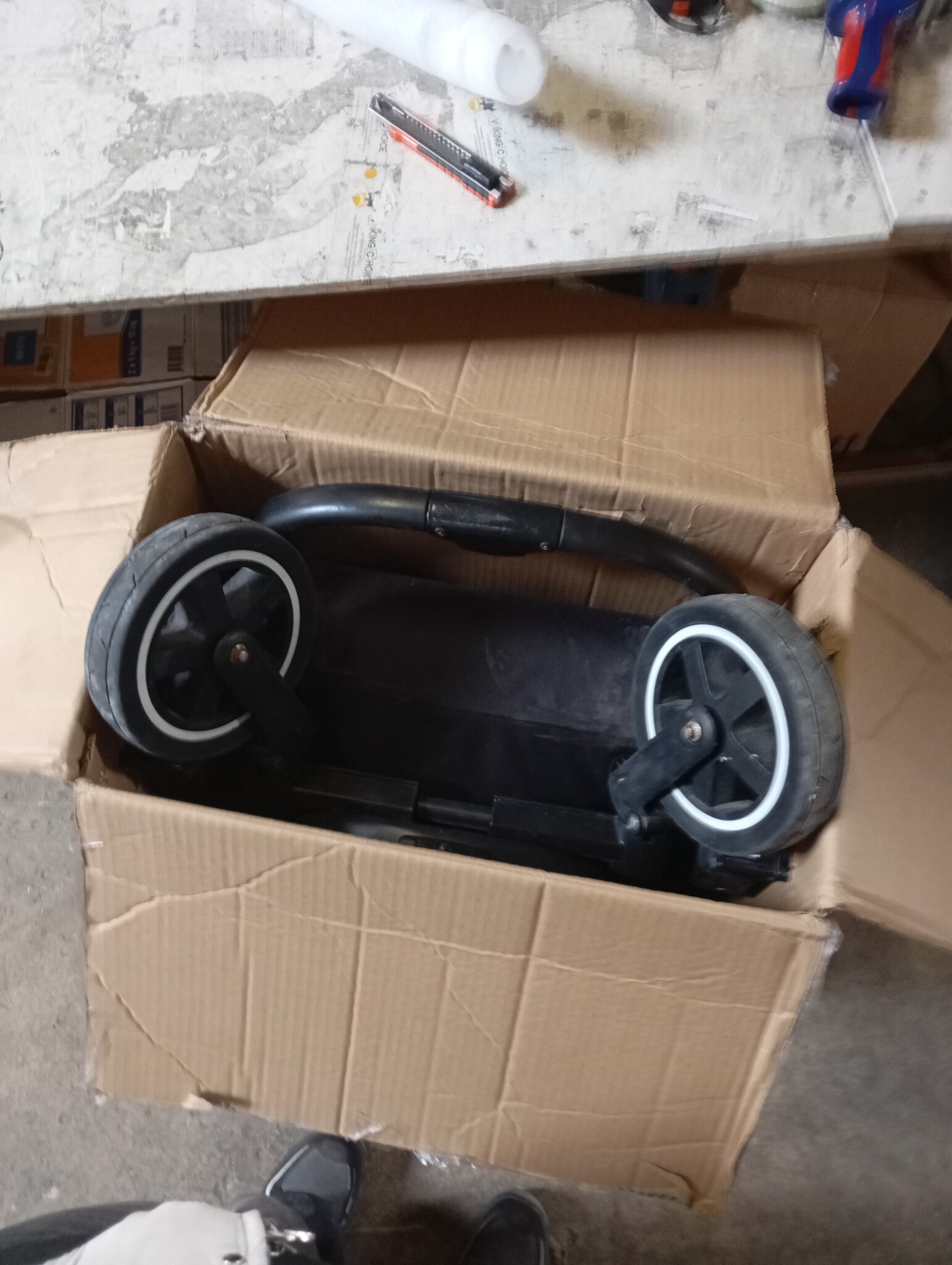 vidaXL Kinderwagen 2-in-1 | Staal | Lichtgrijs/Zwart | 54% Korting