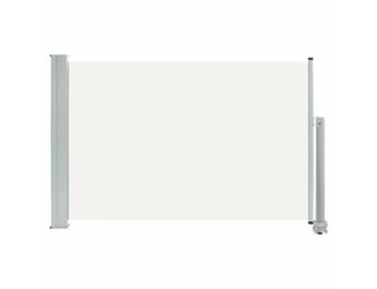vidaXL Uittrekbaar Tuinscherm 60x300 cm Crème | 58% Korting