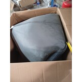 vidaXL Eivormige stoel Donkergrijs 63 x 73 x 90 cm Fluweel