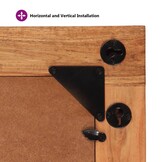 vidaXL Spiegel 70x50 cm Massief Acaciahout | 53% Korting