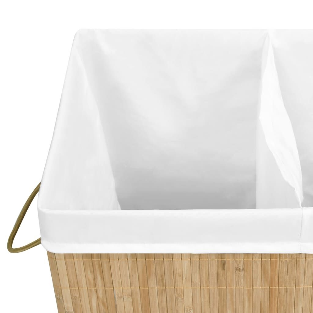 vidaXL Wasmand Bamboe 100L - 30% Korting! Praktisch & Stijlvol