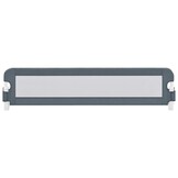 vidaXL Bedhekje Peuter 180x42 cm Polyester Grijs - 31% Korting!