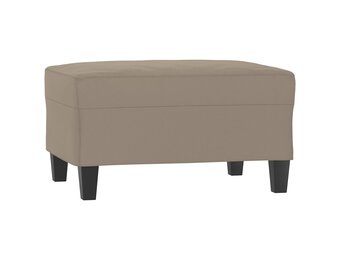 VidaXL Voetenbank Taupe Microvezel - 33% Korting