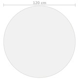 vidaXL Tafelbeschermer Ø 120 cm PVC Mat - 26% Korting
