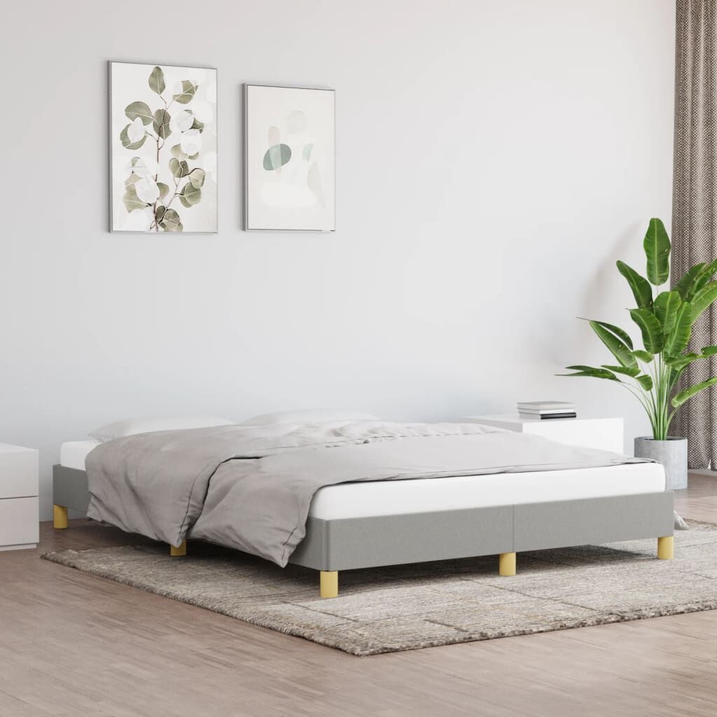 vidaXL Bedframe Lichtgrijs 140x200 cm - 34% Korting!