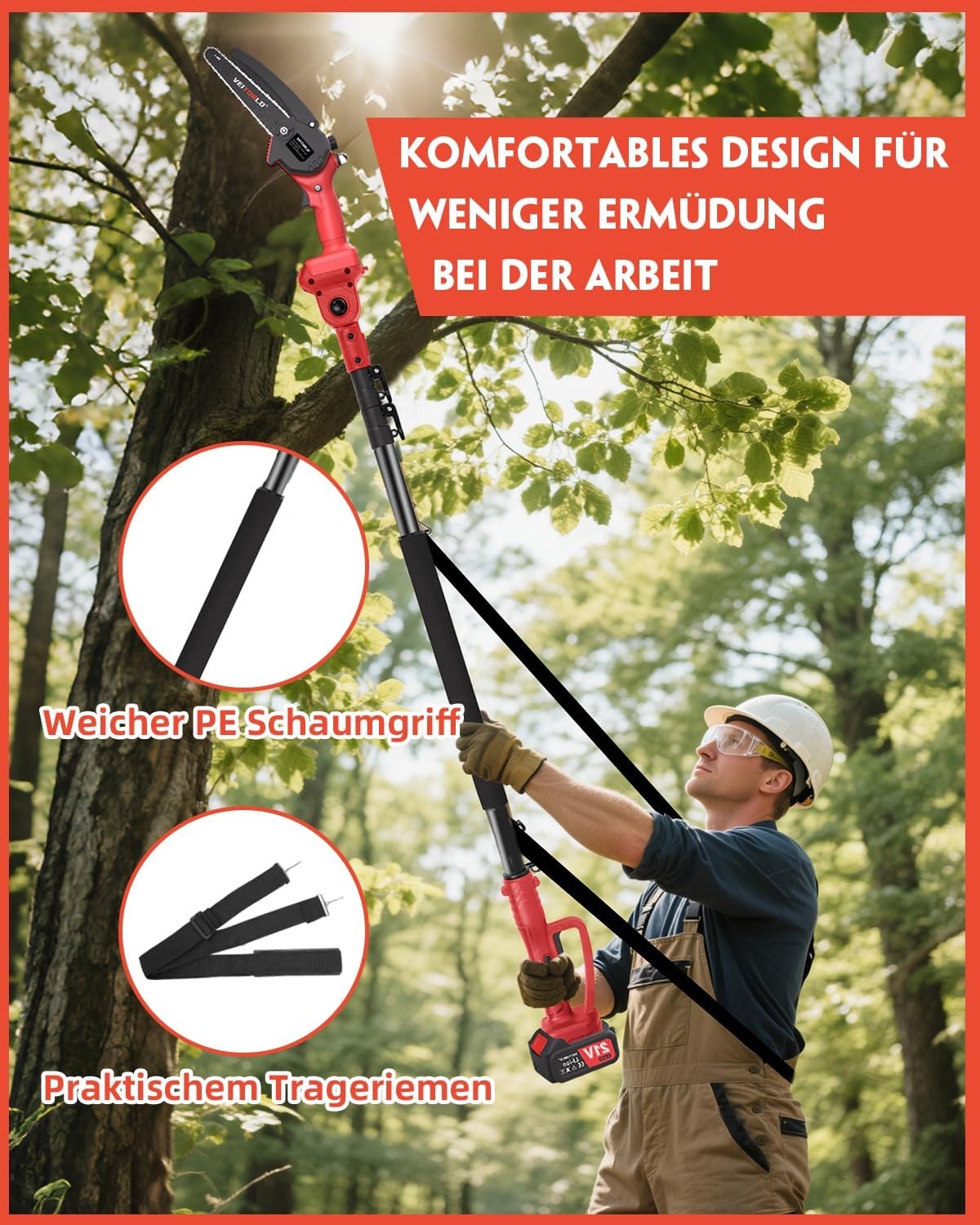 Veitorld Hoogsnoeier Kettingzaag - 29% Korting